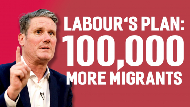 Labour’s open border policy = 100,000 more migrants